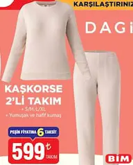 DAGİ KAŞKORSE 2'Lİ TAKIM fiyat ve kampanya bilgisi